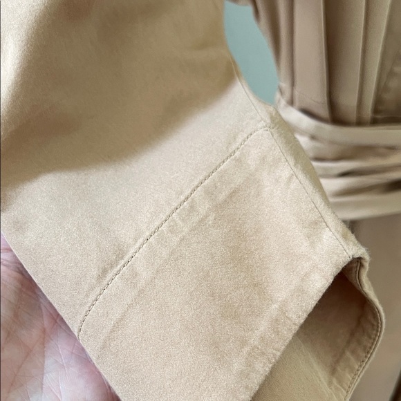 Mara Hoffman Camel Tan Long Sleeve Wrap Dress - Picture 8 of 12